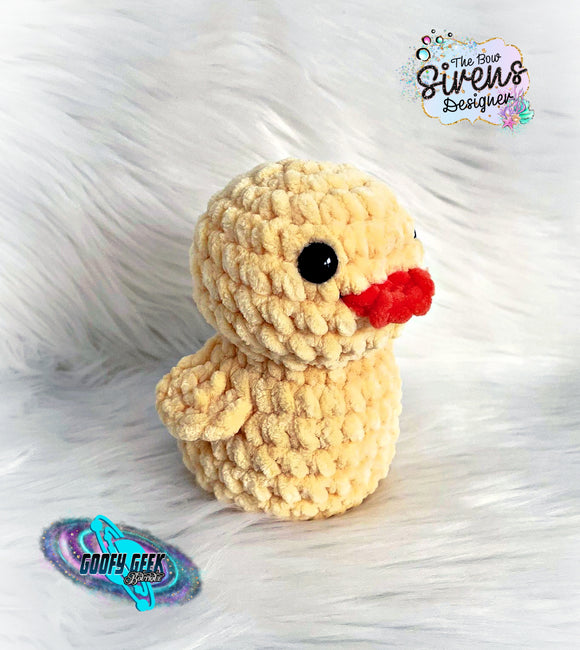Yellow Duck Crochet Plushie