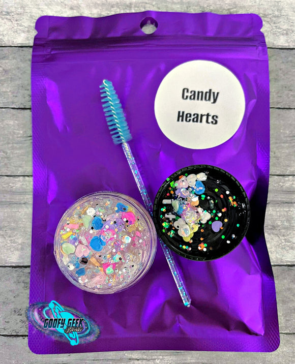 Candy Hearts Hair & Body Glitter