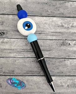 Halloween Eyeball Beaded Pen