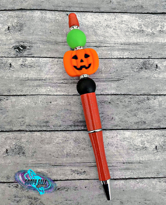 Pumpkin Beaded Pen